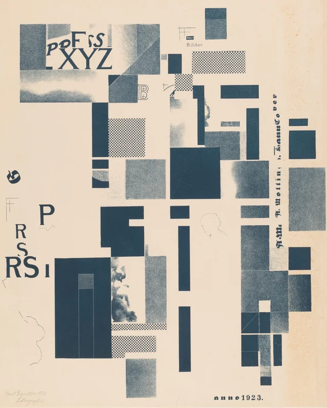Composition with Typographic Elements, Kurt Schwitters
