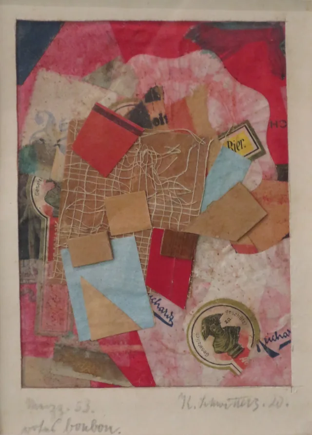 Merzz. 53. Bombom vermelho, Kurt Schwitters