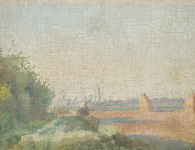 Estudo de paisagem de verão