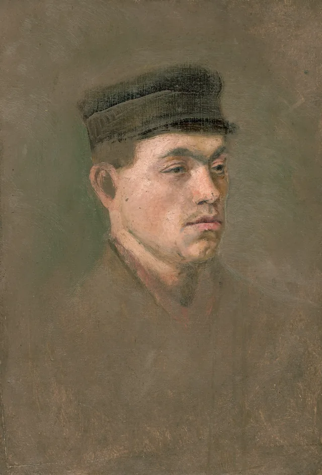Estudio de cabeza de aprendiz de artesano