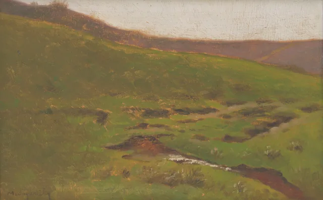 Landscape with a Stream, Ladislav Medňanský
