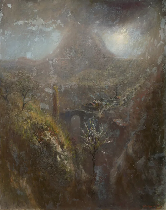 Paisaje de montaña italiano
