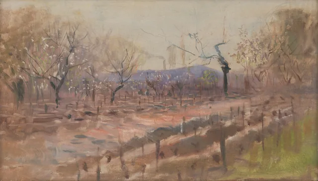 Paisagem de primavera (Primavera no pomar)