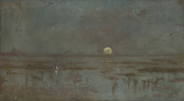 Fisherman at Moonrise