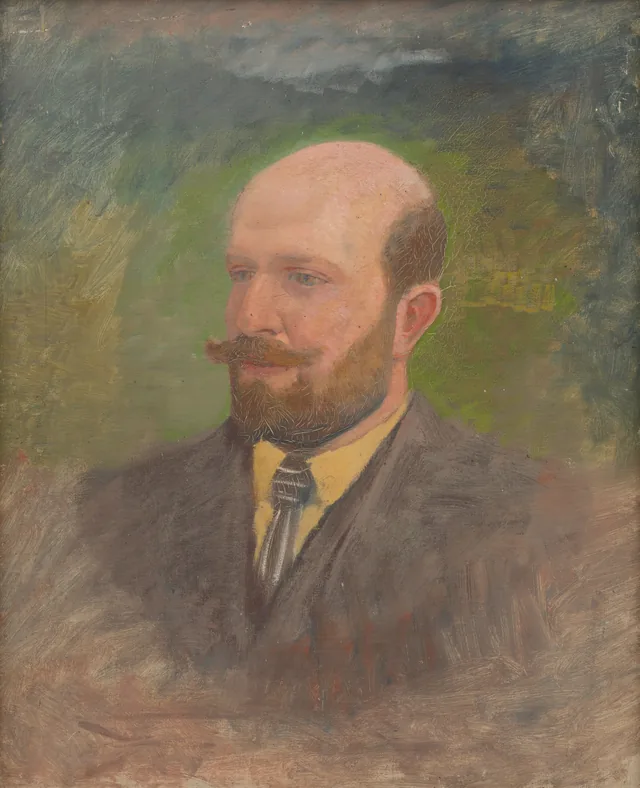 Retrato de hombre con corbata