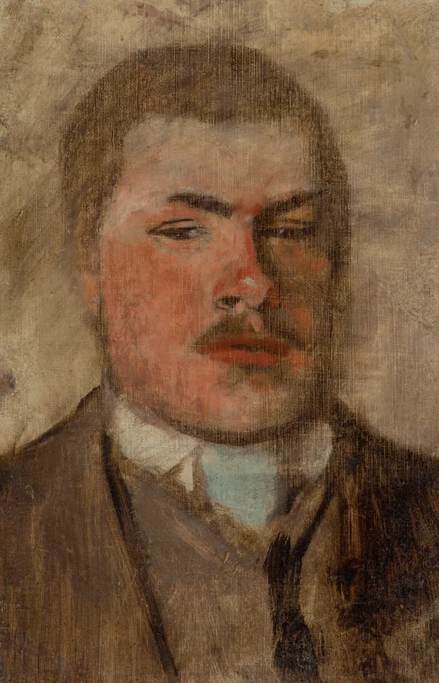Retrato de hombre con bigote
