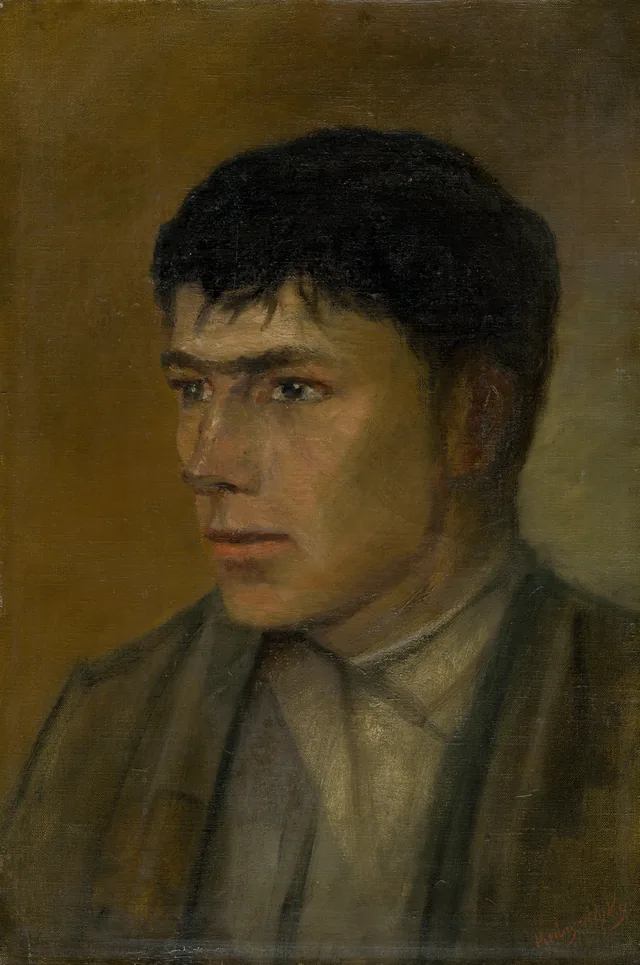 Retrato de un joven aldeano
