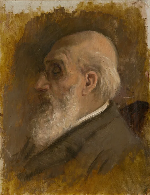 Profile of the Artist's Father with a Pince-nez