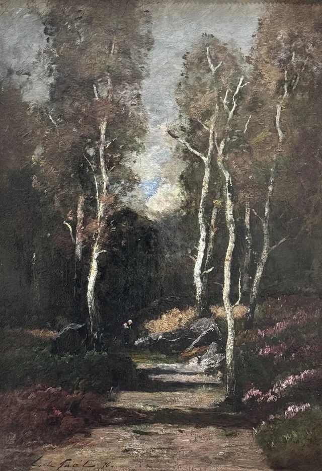 Chemin de forêt, László Paál