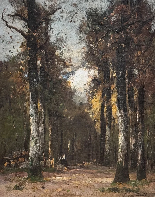 Profondeurs de la forêt, László Paál