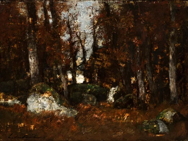 Detalhe de floresta (Profundezas da floresta), László Paál