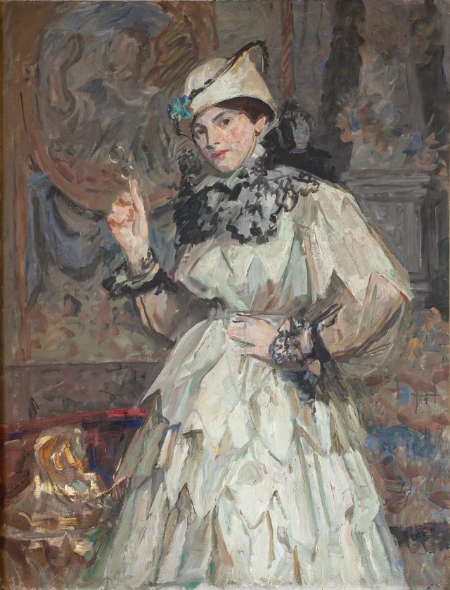 The Artist's Daughter in Fancy Dress, Laurits Tuxen