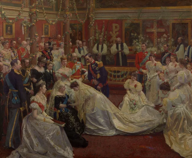 O casamento da princesa Maud de Gales, 22 de julho de 1896