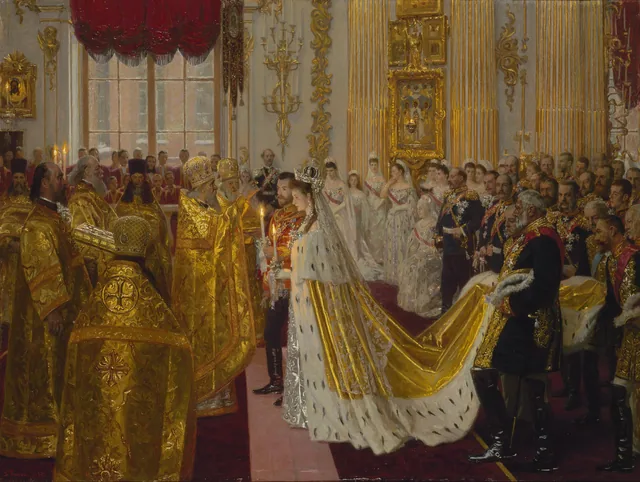ロシア皇帝ニコライ2世の結婚式（1894年11月26日）