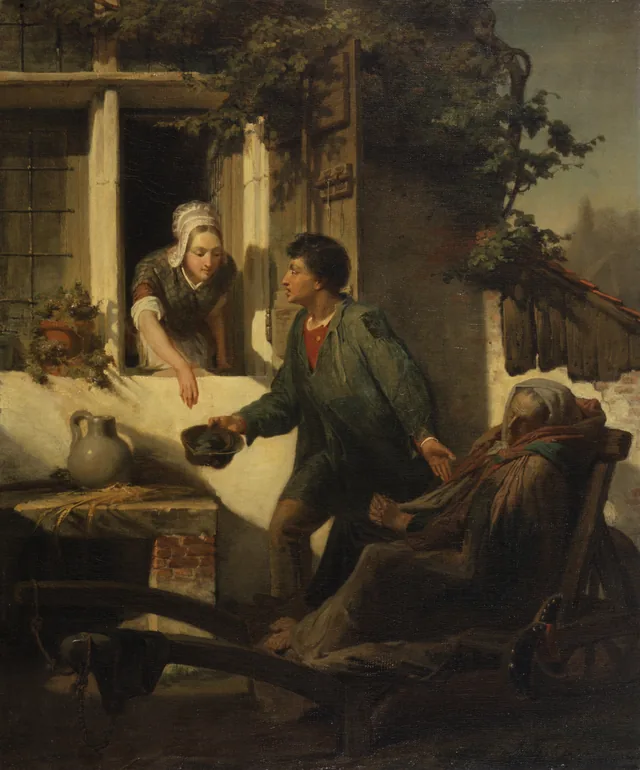 El mendigo ciego, Lawrence Alma-Tadema