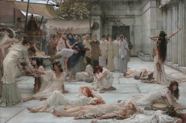 As mulheres de Anfissa, Lawrence Alma-Tadema