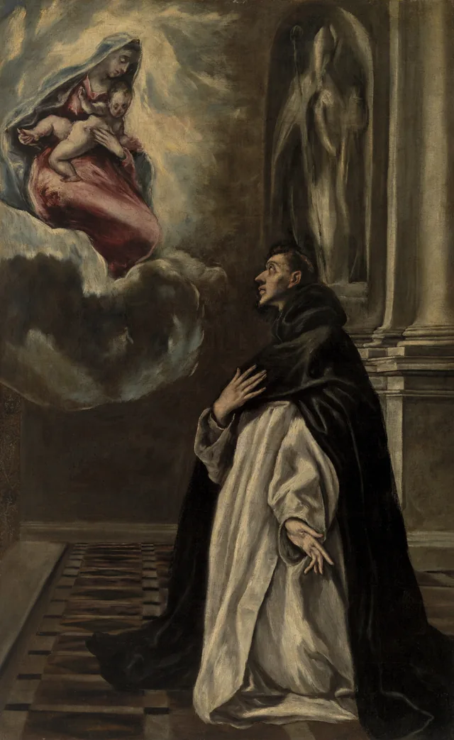 Apparition of the Virgin and Child to Saint Hyacinth, Le Greco