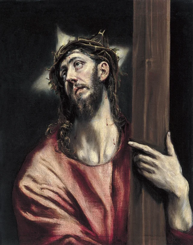 Cristo abrazando la cruz