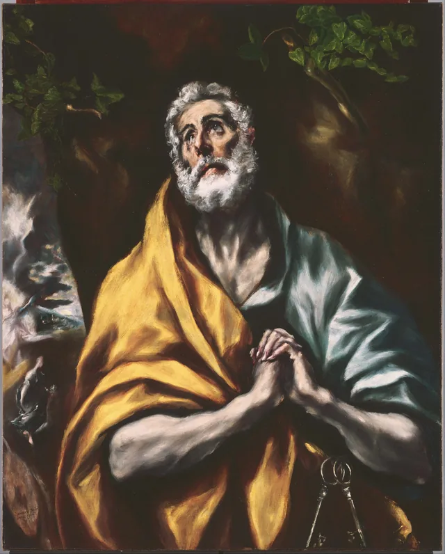 The Repentant St. Peter, Le Greco
