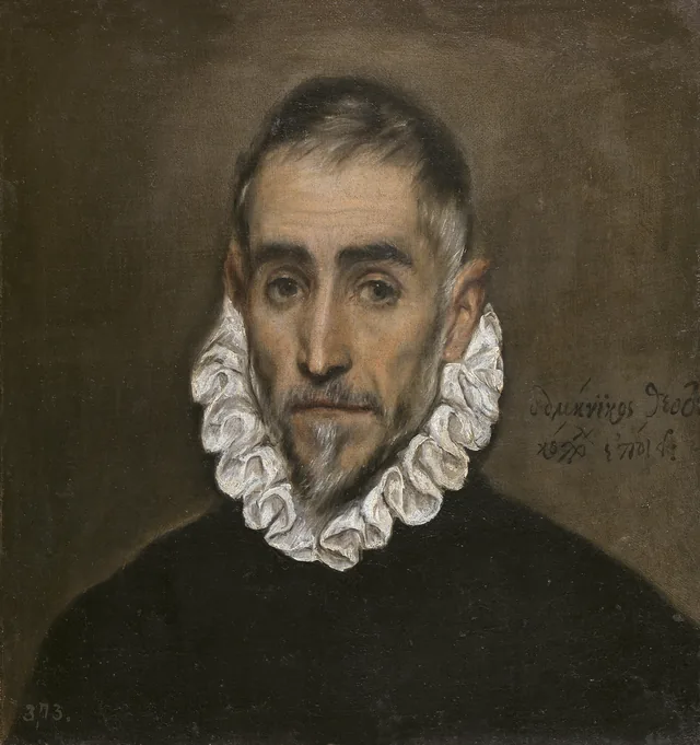 Retrato de caballero anciano, Le Greco