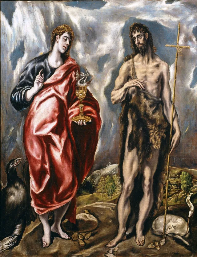 Saint John the Baptist and Saint John the Evangelist, Le Greco