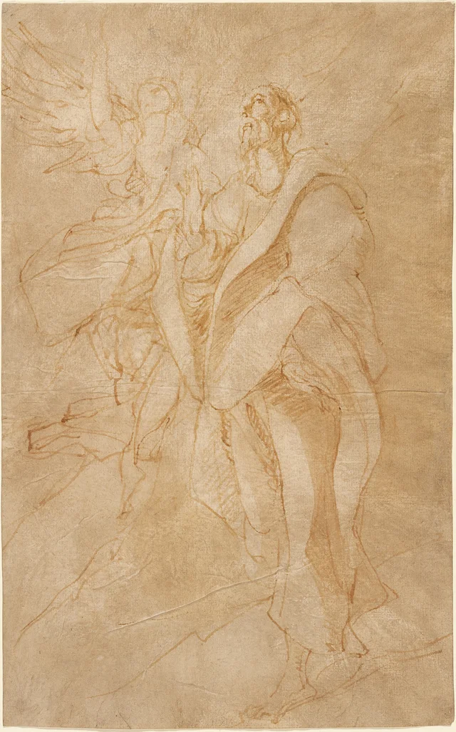 Saint John the Evangelist and an Angel, Le Greco