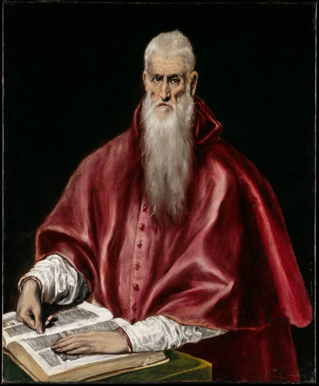 Saint Jerome as Scholar, Le Greco
