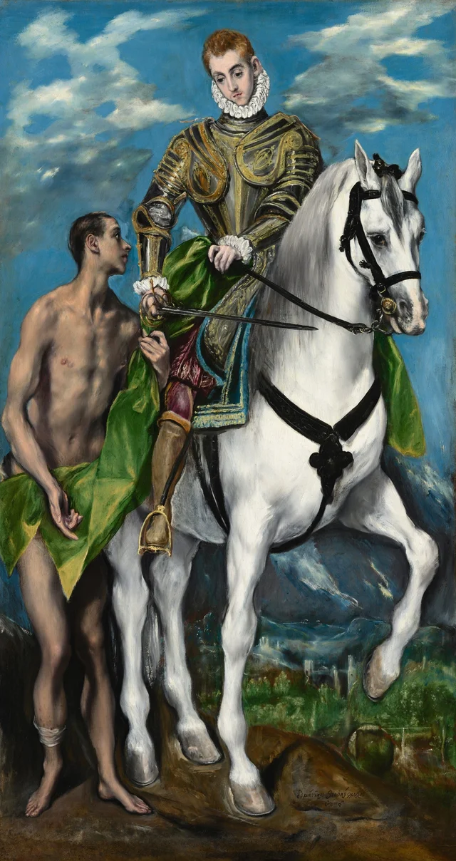 San Martín y el mendigo