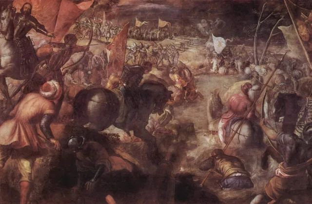 The Battle of the Taro, Le Tintoret