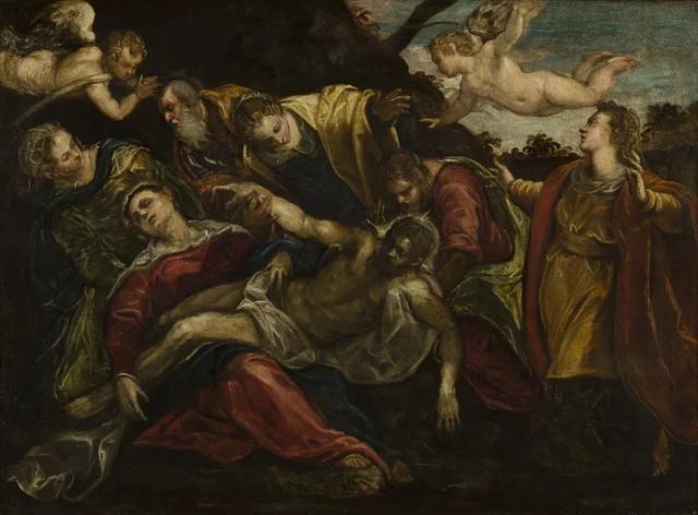 La Déploration du Christ, Le Tintoret