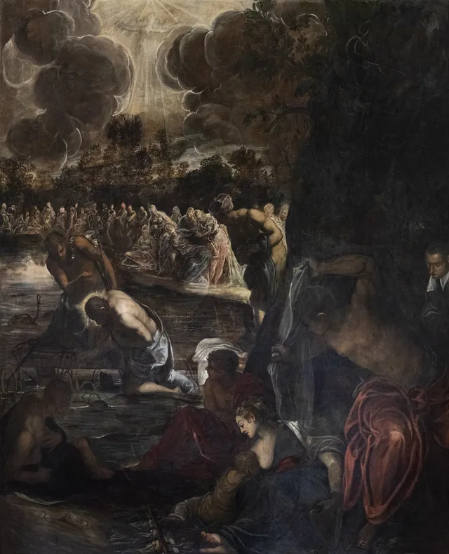 O Batismo de Cristo, Le Tintoret