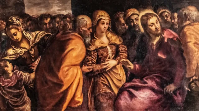 Cristo y la mujer adúltera, Le Tintoret