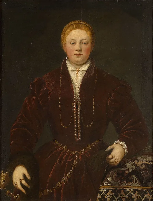 Portrait d'une jeune dame