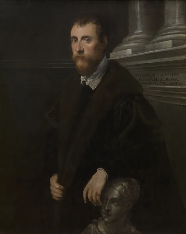 Retrato del humanista Giovanni Paolo Cornaro, Le Tintoret