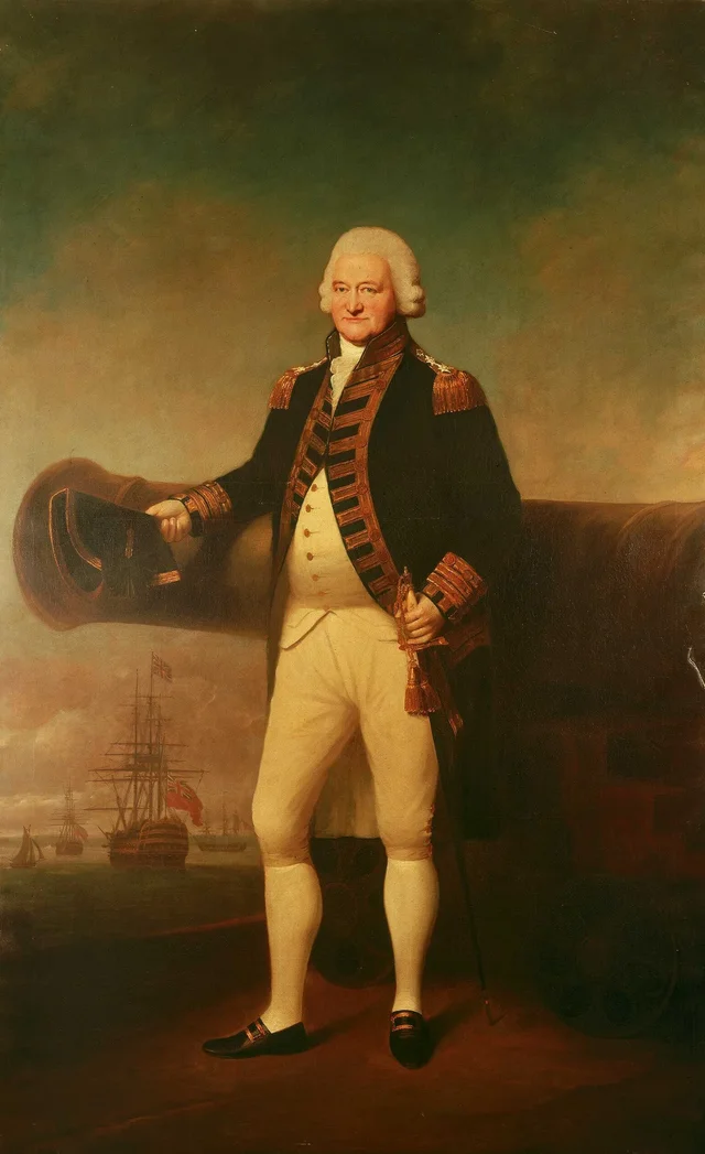 Sir Peter Parker, baronnet, 1721-1811, amiral de la flotte, Lemuel Francis Abbott