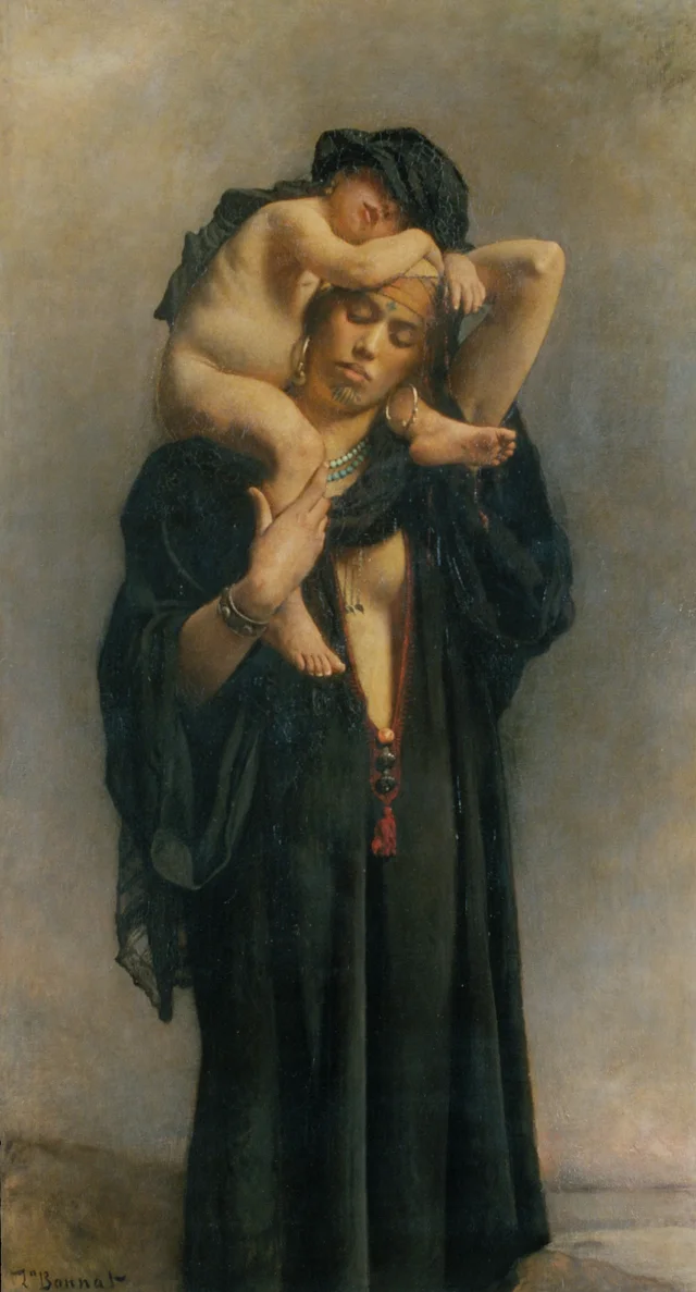 Paysanne égyptienne et son enfant, Léon Bonnat
