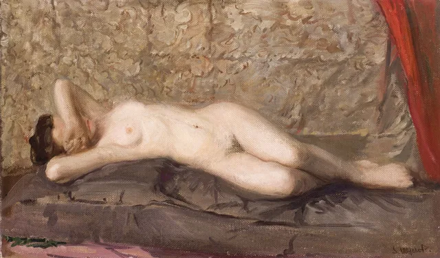 Nu de mulher deitada