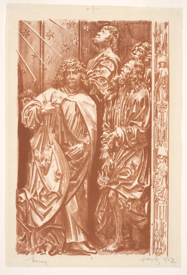 Os apóstolos do retábulo de Veit Stoss, Leon Wyczółkowski