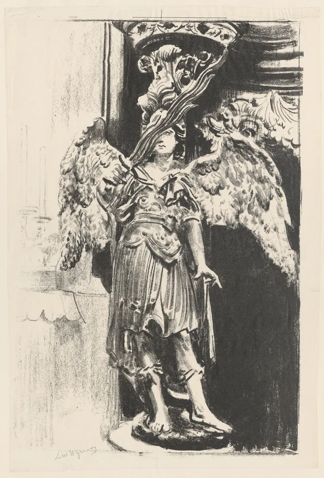 O arcanjo do retábulo de Koronowo