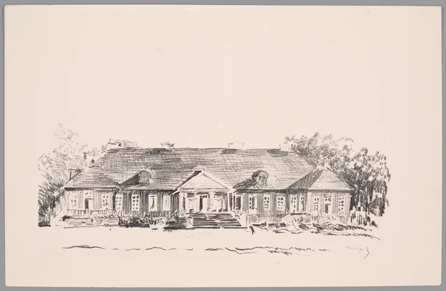 Bienica, le manoir, Leon Wyczółkowski
