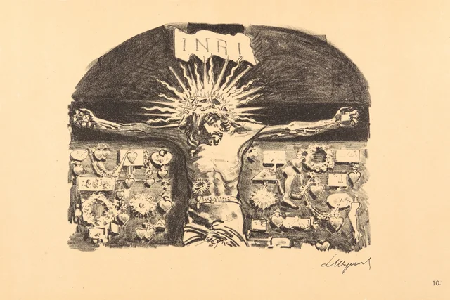 Cristo (en la iglesia de Santa María), Leon Wyczółkowski