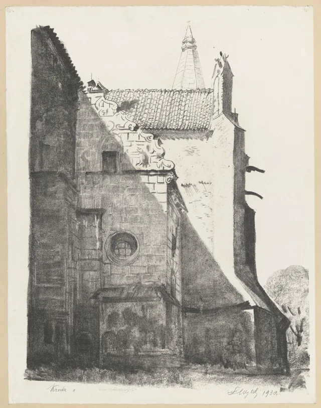 A igreja paroquial de Chełmno, Leon Wyczółkowski
