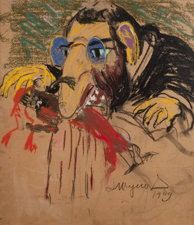 Feliks Jasieński devorando o cardeal Puzyna, caricatura