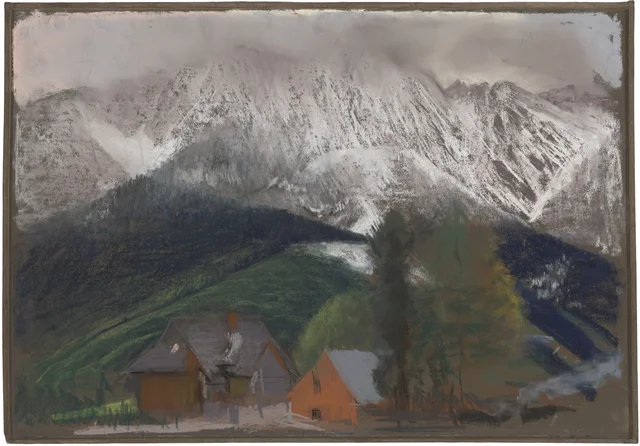 O Giewont sob a neve