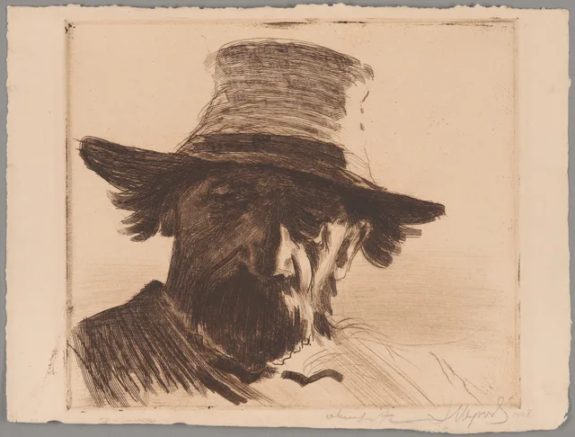 Cabeça de pescador (estado II)