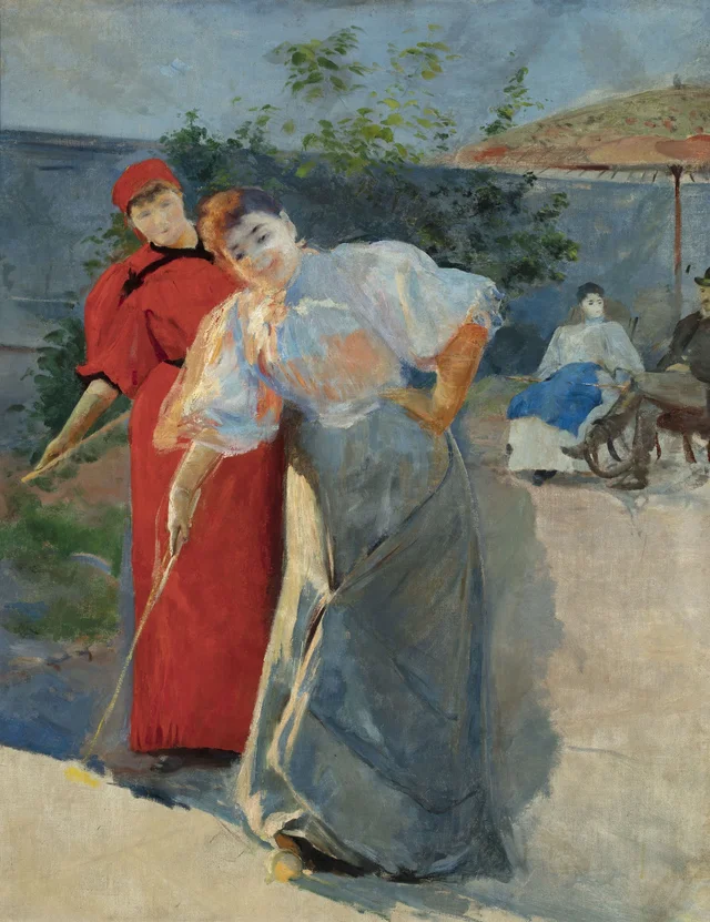 A partida de croquet