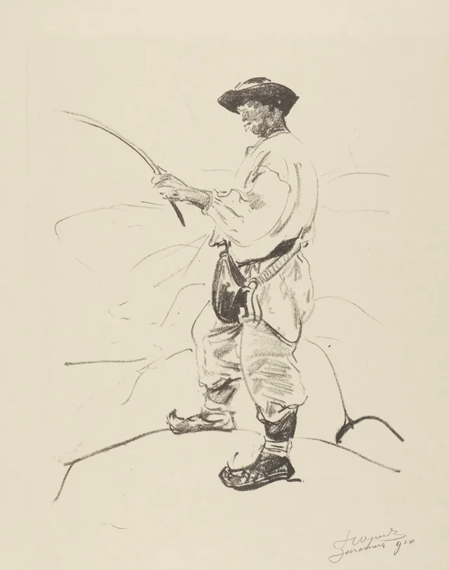 Hutsul pescando, Jaremcze