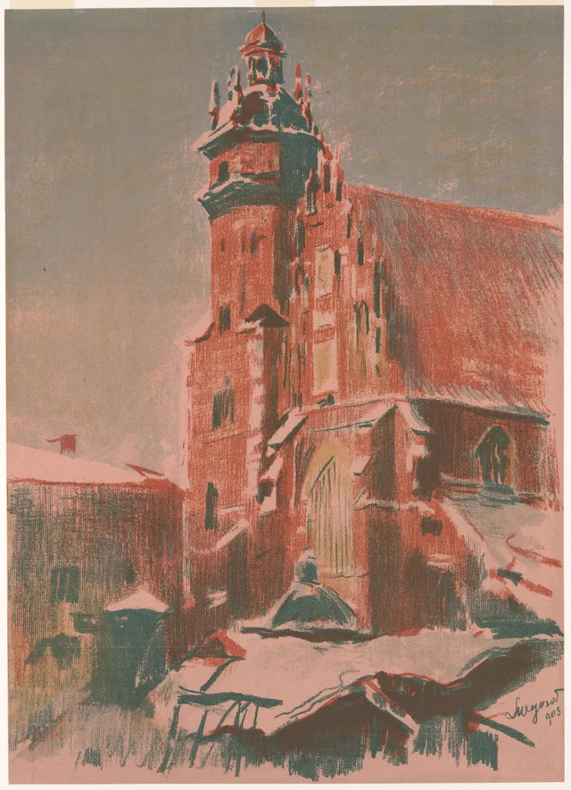 A igreja do Corpus Christi em Cracóvia