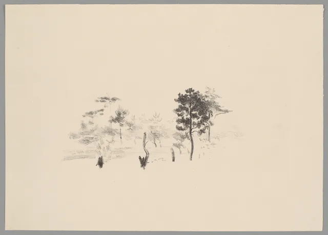 Paisagem com árvores