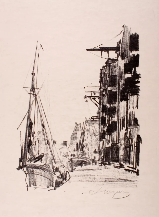 Barcos sob os celeiros